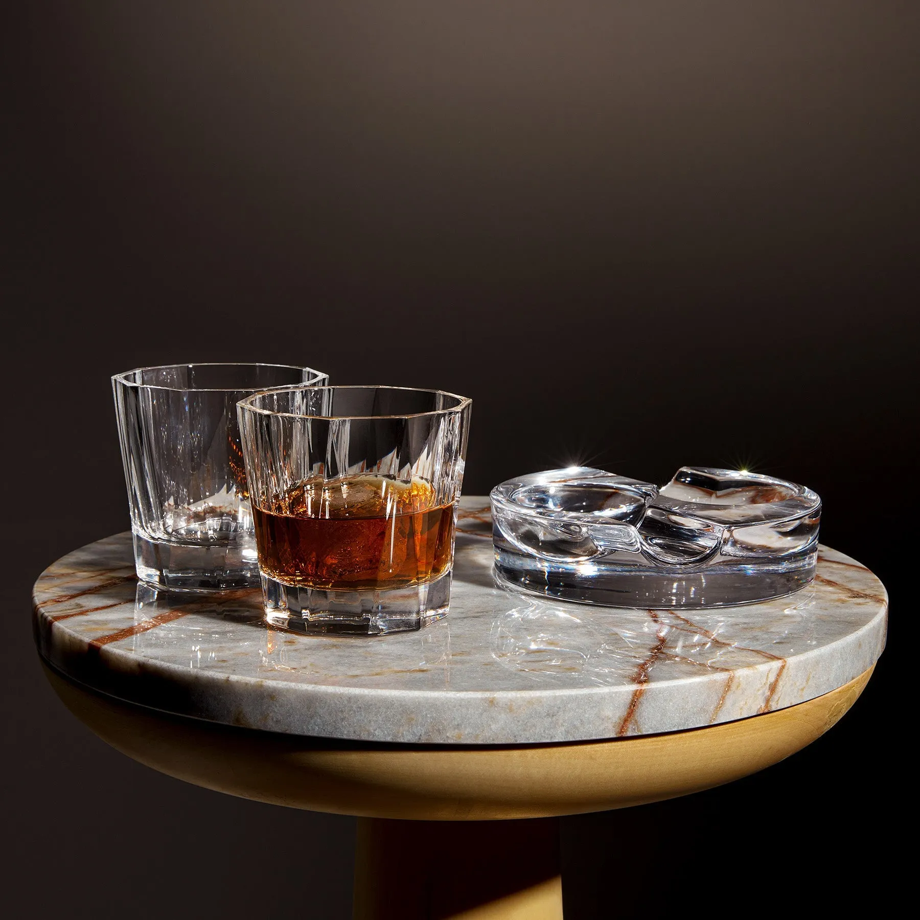 Altruist Ashtray and Hemingway Glasses Set