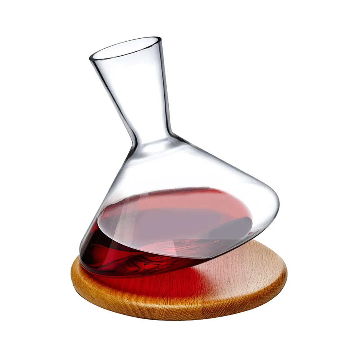 Balance Wine Decanter with Wooden Base