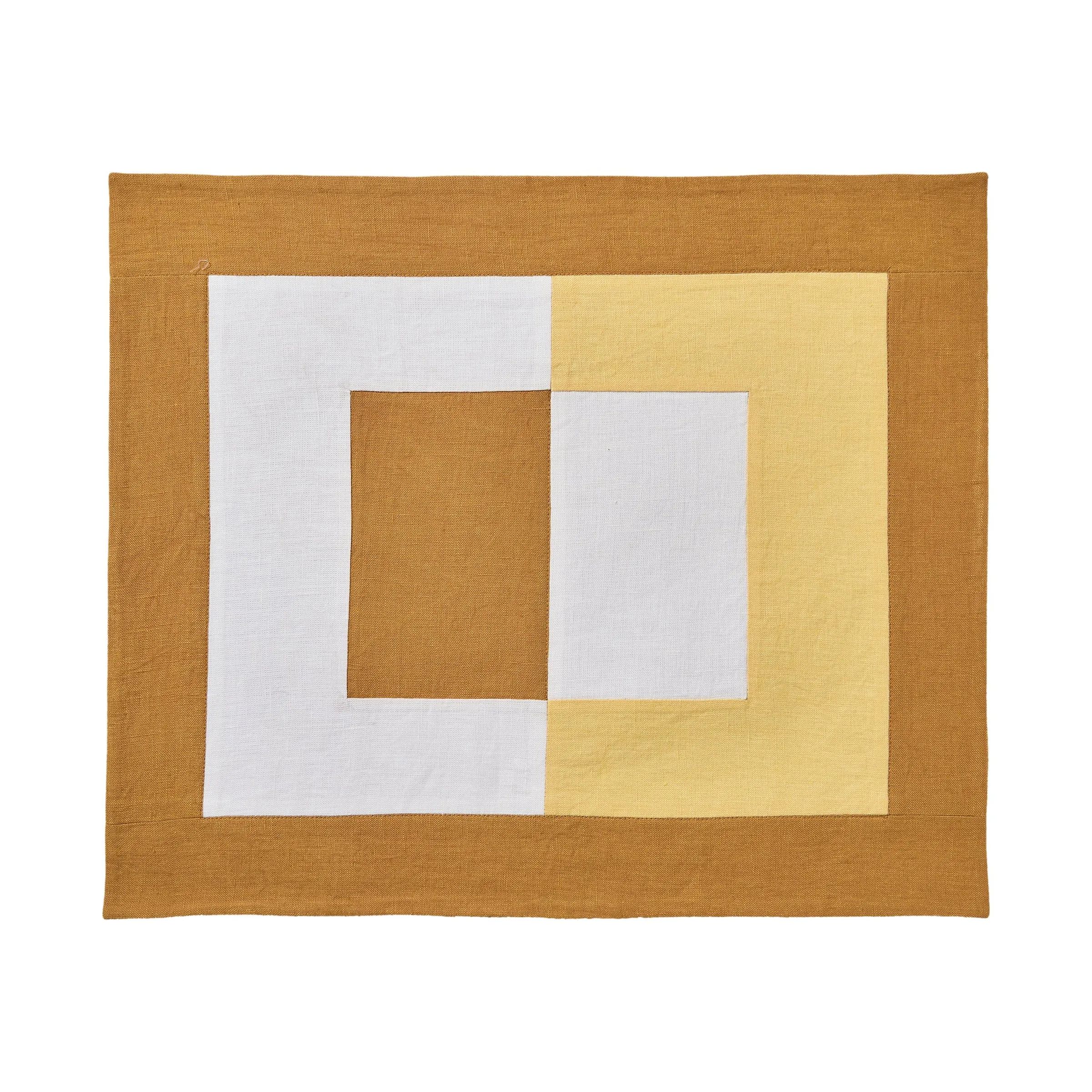 Bauhaus Embroidered Linen Placemat (Set of 4)