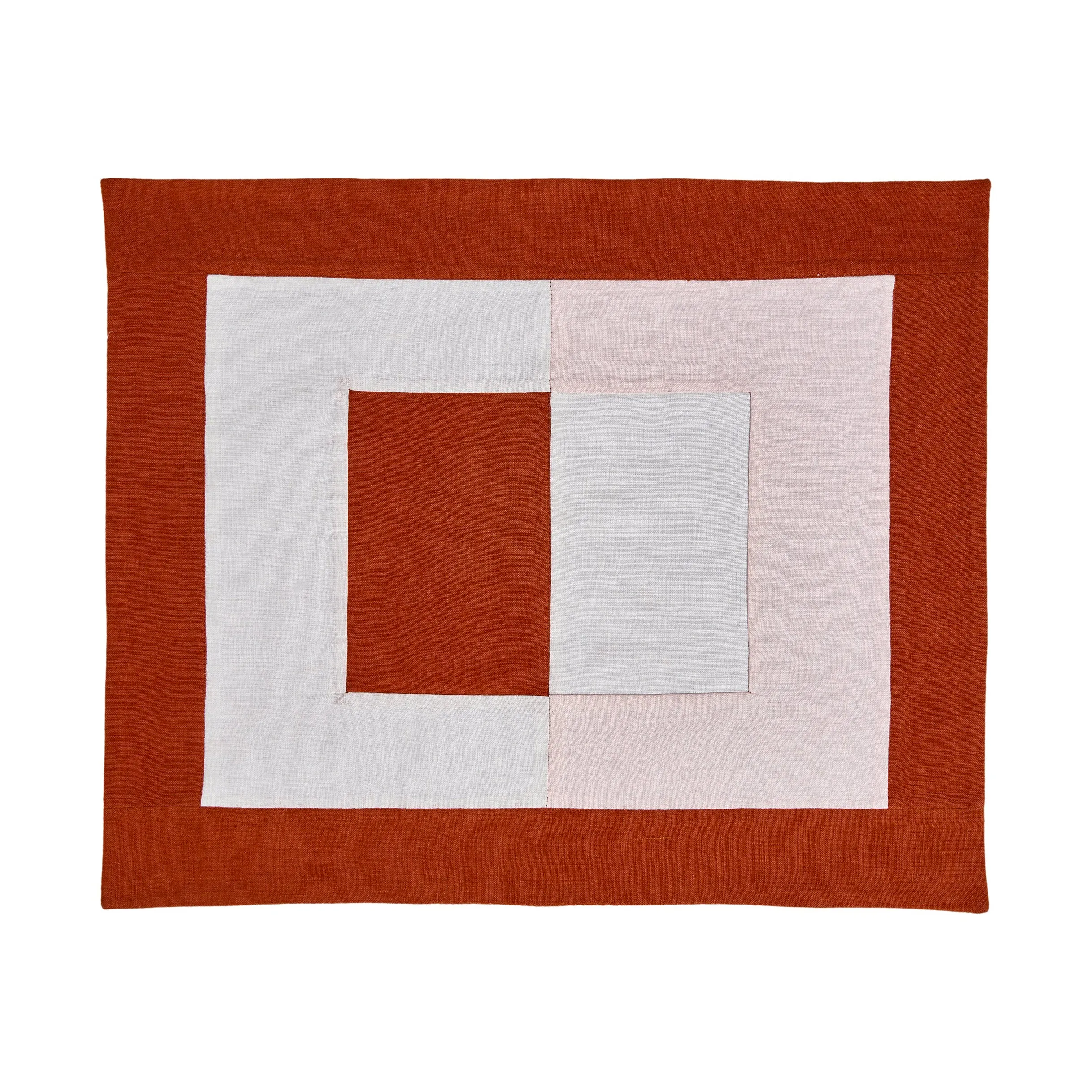 Bauhaus Embroidered Linen Placemat (Set of 4)