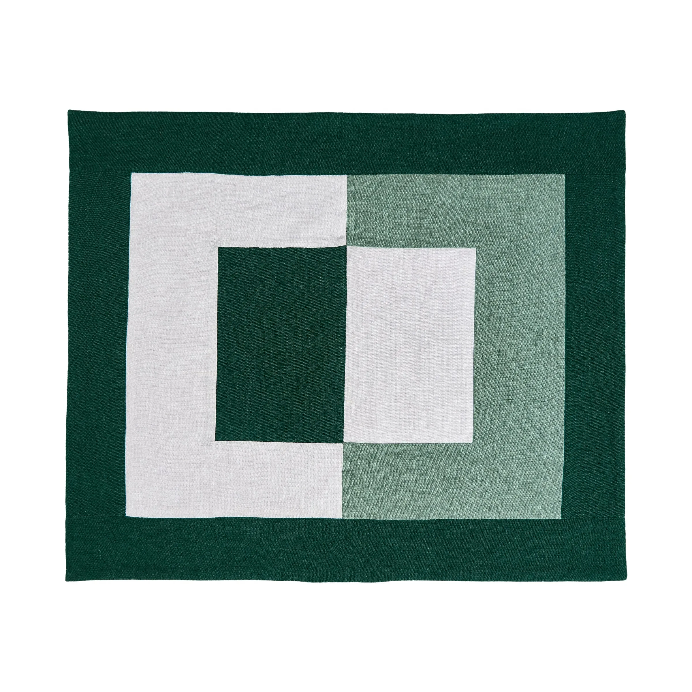 Bauhaus Embroidered Linen Placemat (Set of 4)