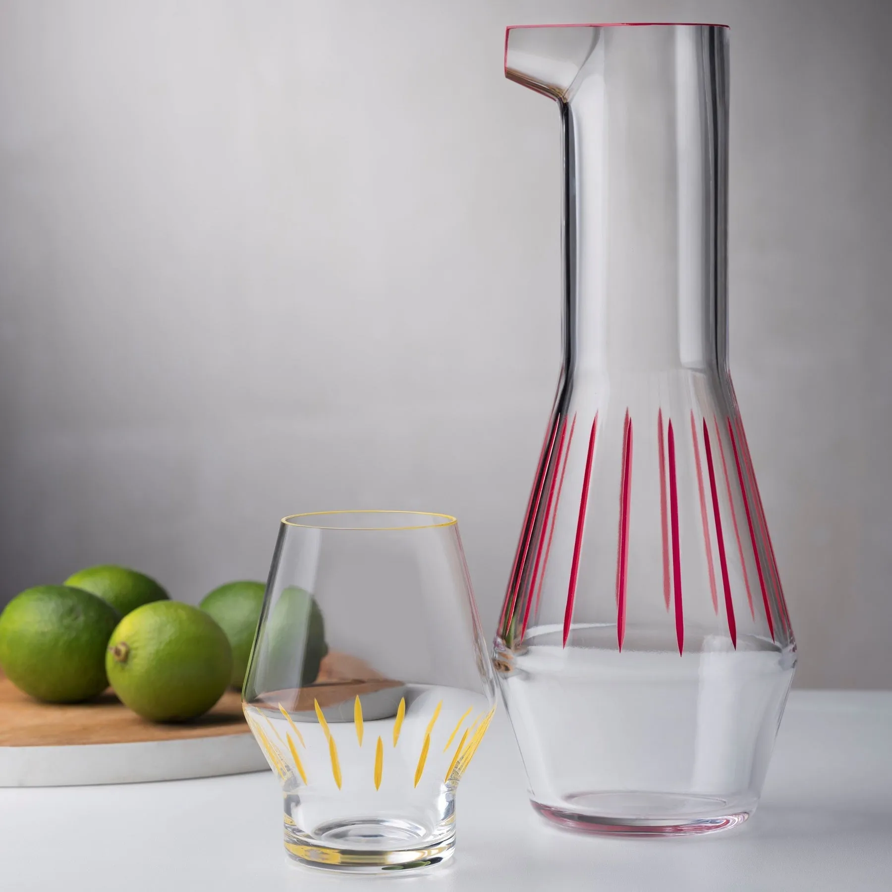 Beak Striped Glass (Set of 2)