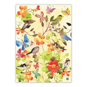 Birds & Butterflies Kitchen Towel
