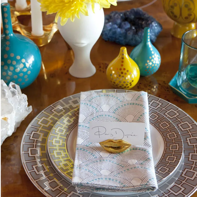 Brass Mr. & Mrs. Muse Place Card Holders (Set of 4)