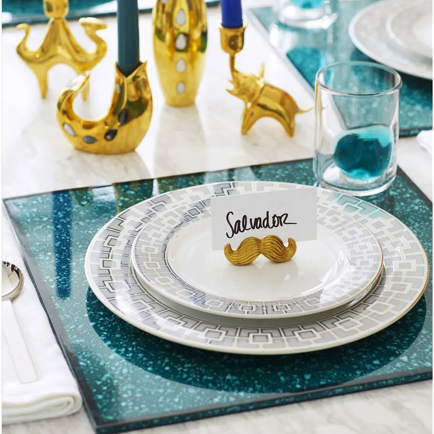 Brass Mr. & Mrs. Muse Place Card Holders (Set of 4)