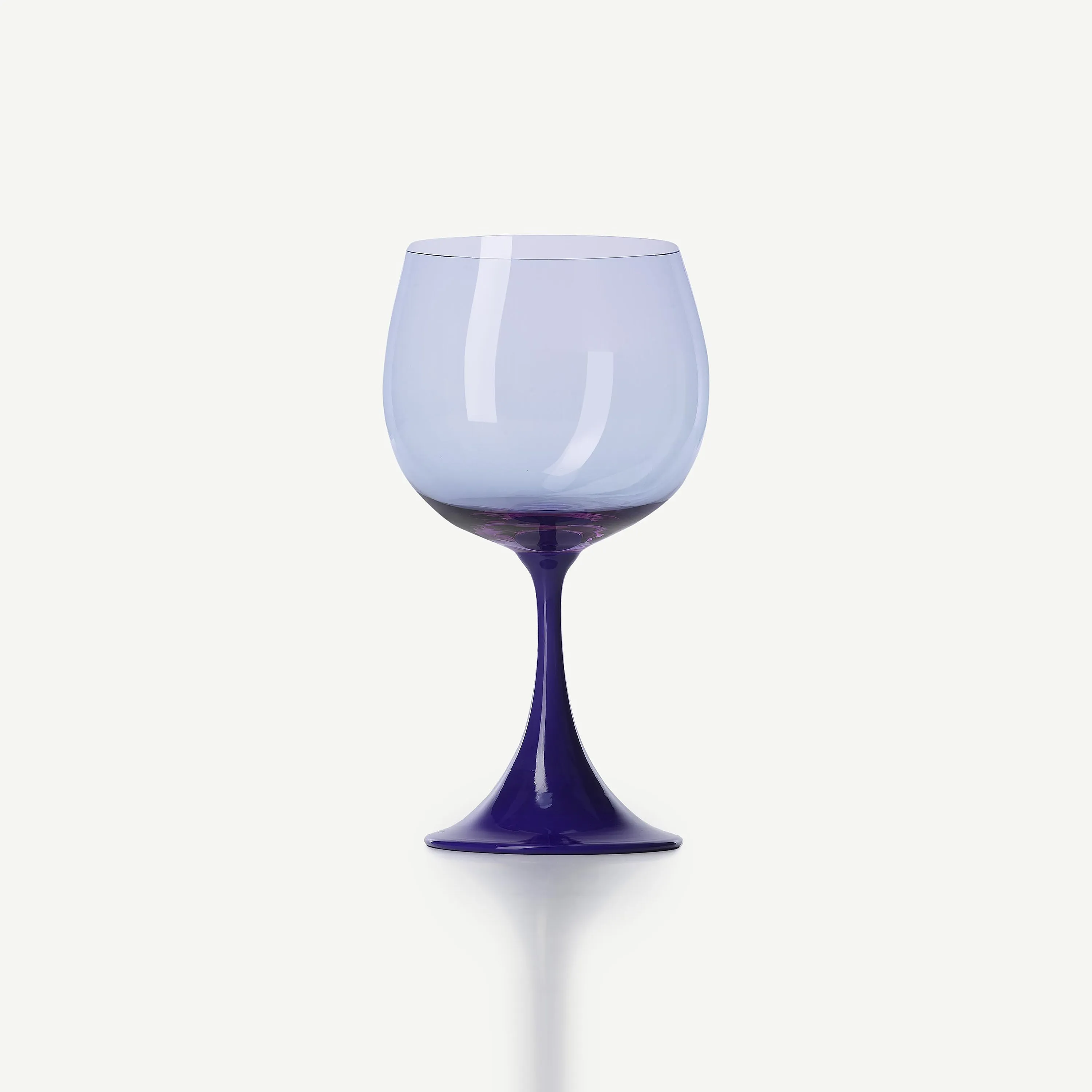 Burlesque Burgundy Glass