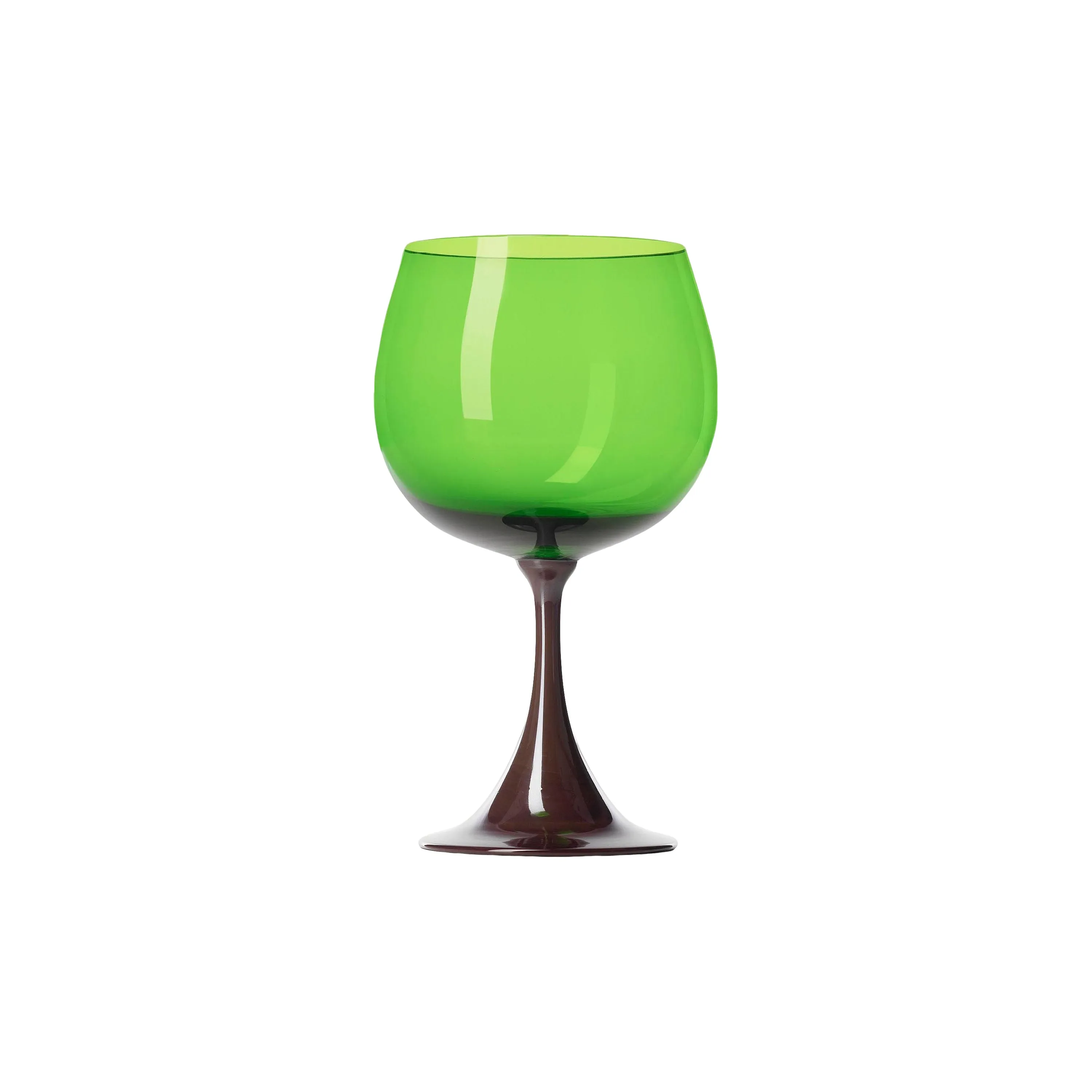 Burlesque Burgundy Glass