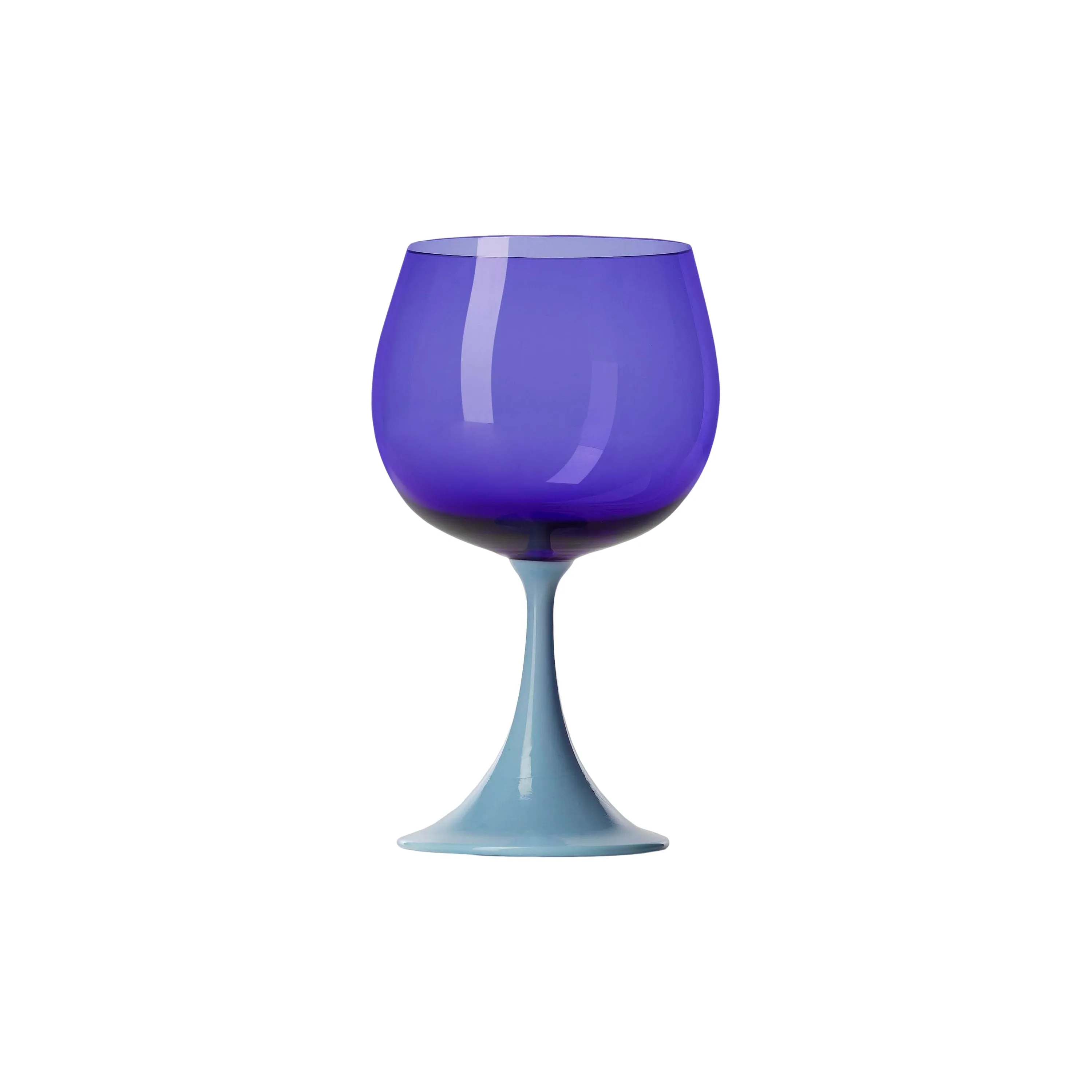 Burlesque Burgundy Glass