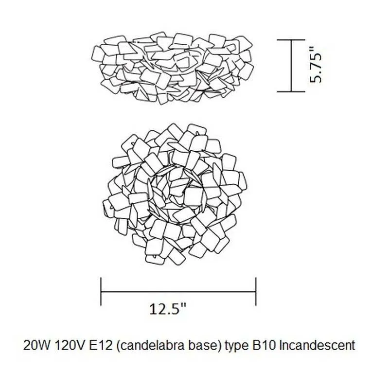 Clizia Wall/Ceiling Light