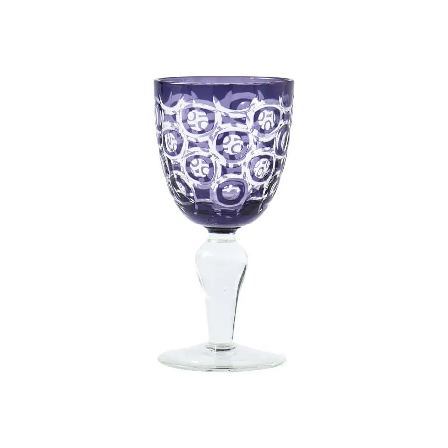 Cobalt Mix Wine Glass (Set of 6)