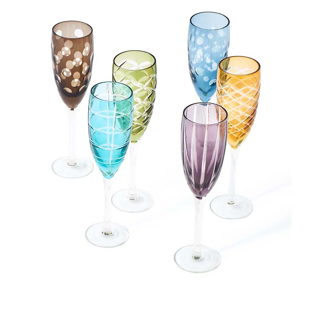 Cuttings Champagne Glass (Set of 6)