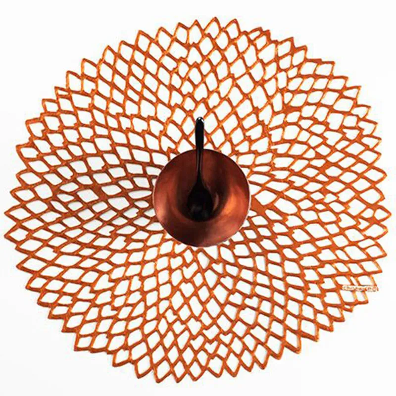 Dahlia Floral Round Placemat (Set of 4)