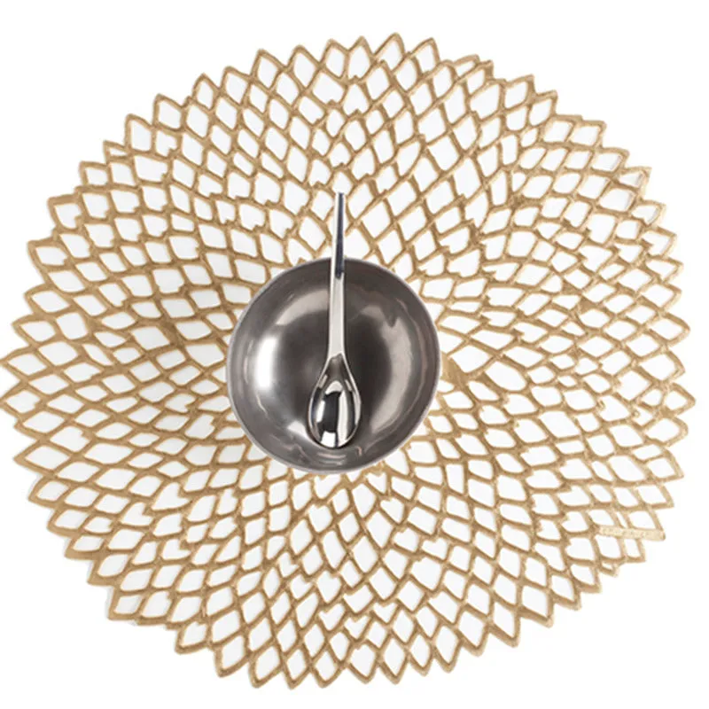 Dahlia Floral Round Placemat (Set of 4)