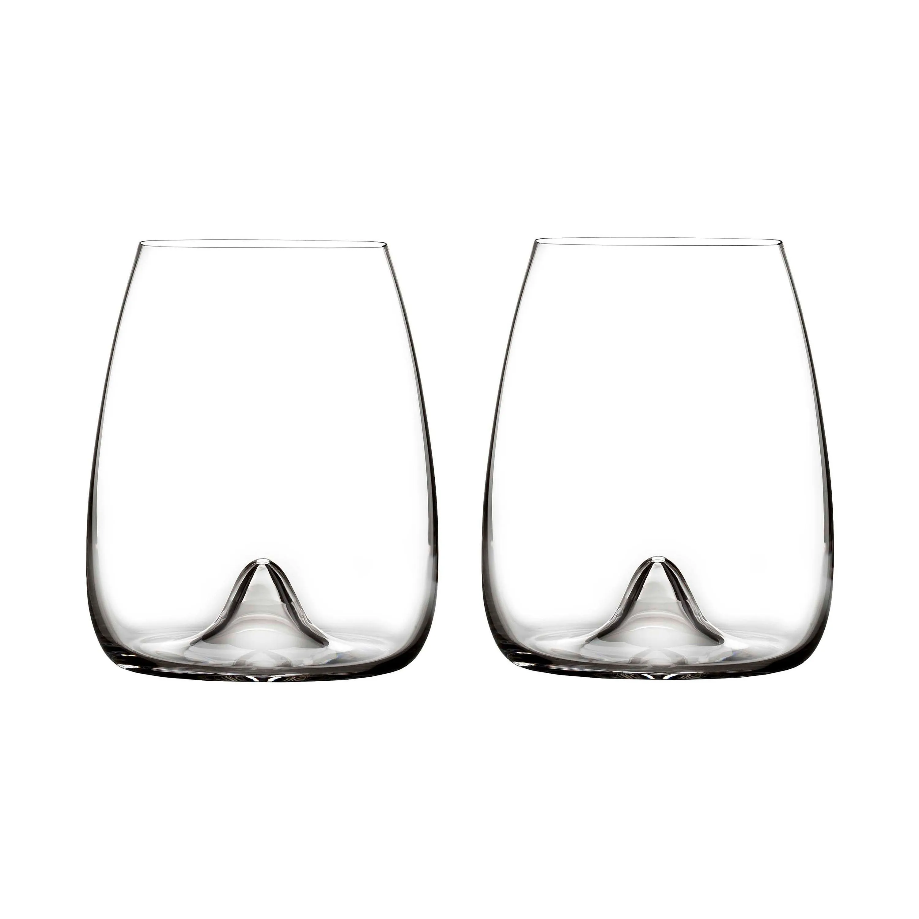 Elegance Stemless Wine Glasses (Set of 2)