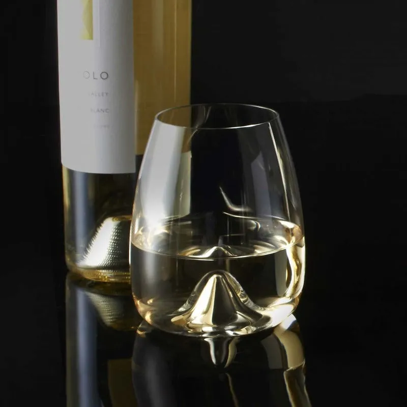 Elegance Stemless Wine Glasses (Set of 2)