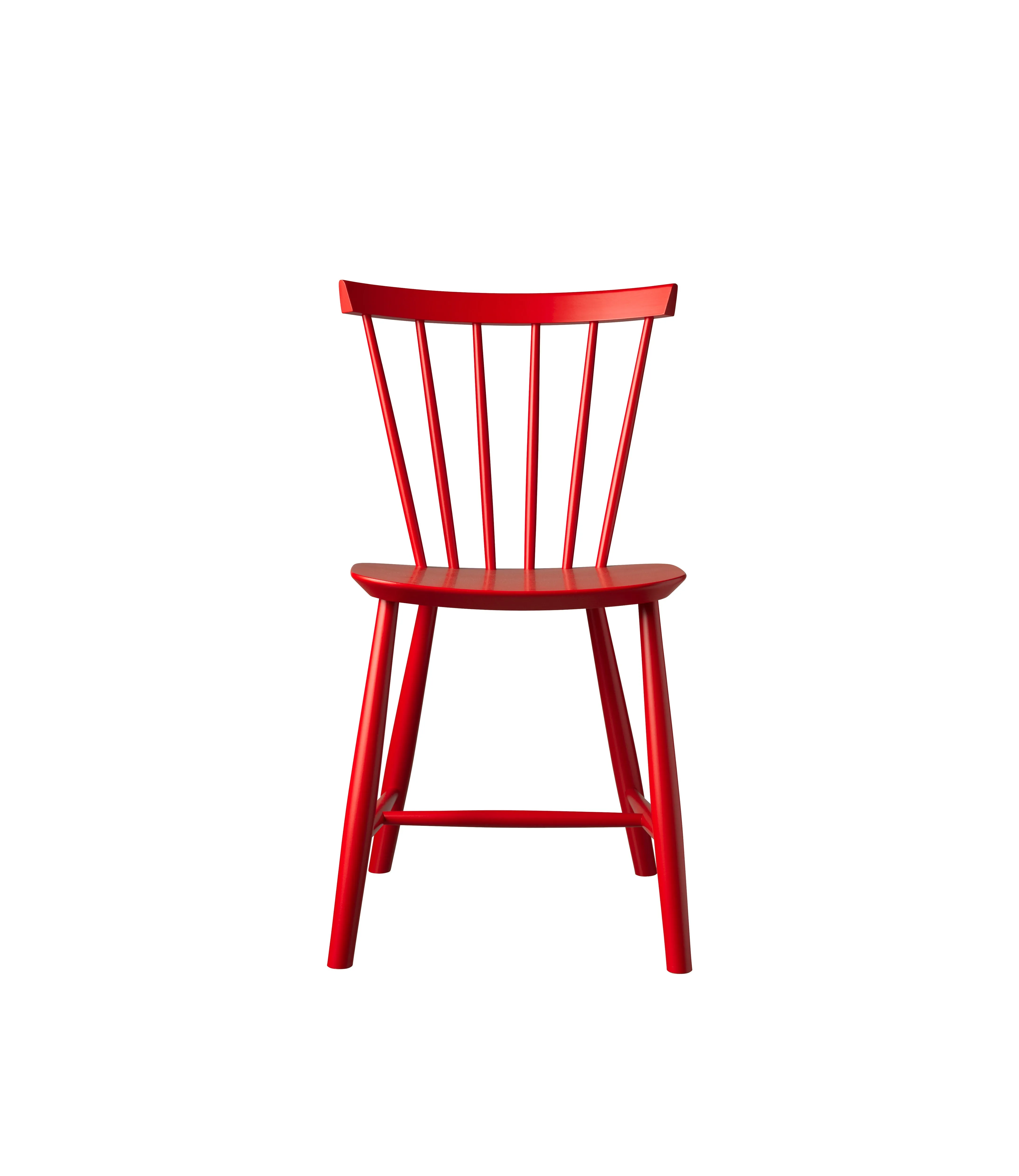 Fdb Mbler Poul M. Volther J46 Chair Nordic Swan Ecolabel Beech, Mailbox Red