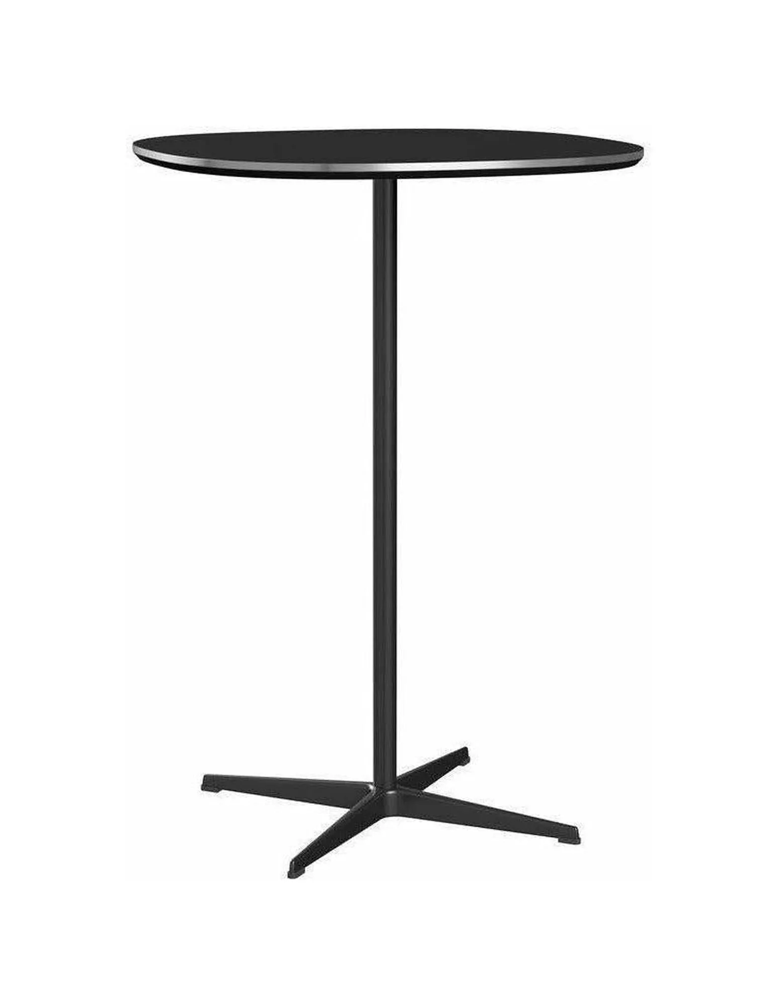 Fritz Hansen Supercircular™ Bar Table ø75, Black/Black