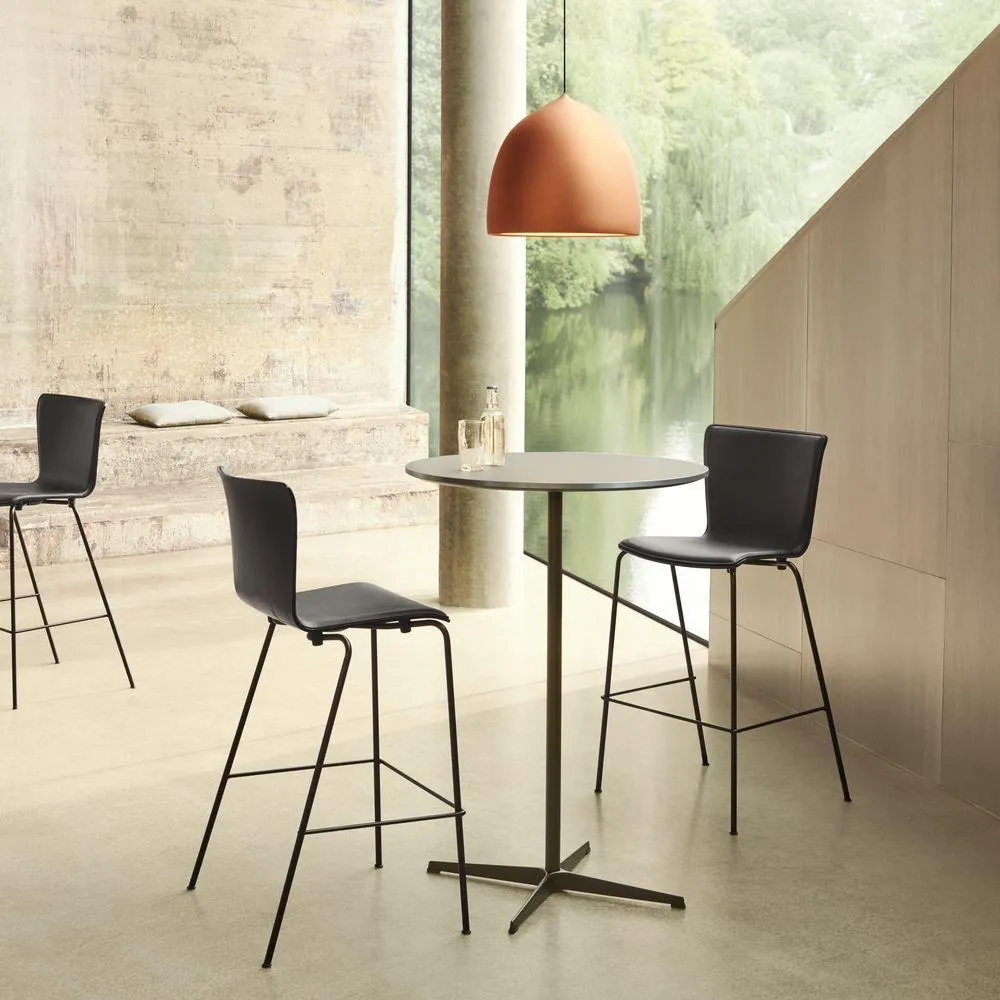 Fritz Hansen Supercircular™ Bar Table ø75, Brown Bronze/Ottawa Brown