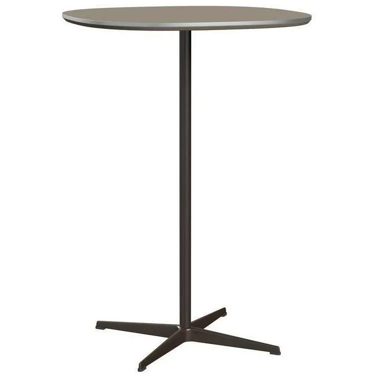 Fritz Hansen Supercircular™ Bar Table ø75, Brown Bronze/Ottawa Brown