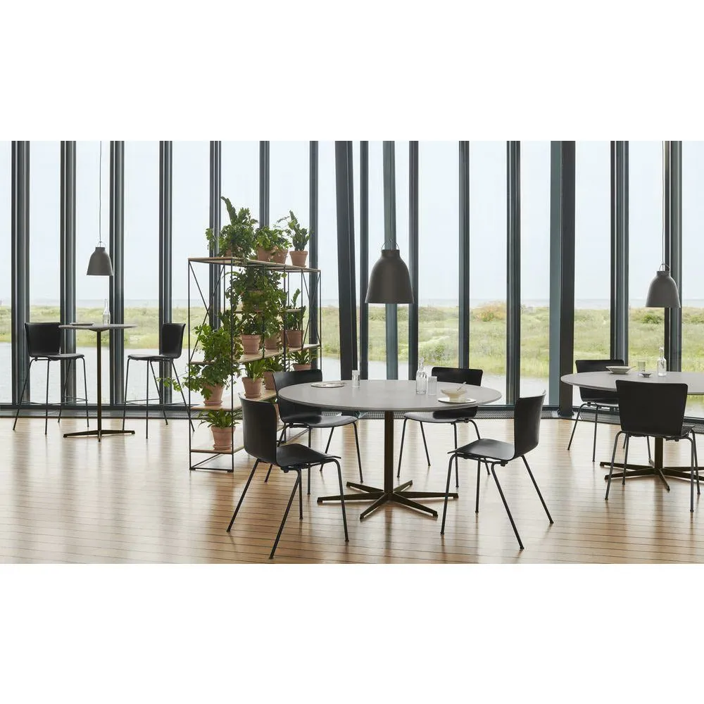 Fritz Hansen Supercircular™ Bar Table ø75, Brown Bronze/Ottawa Brown