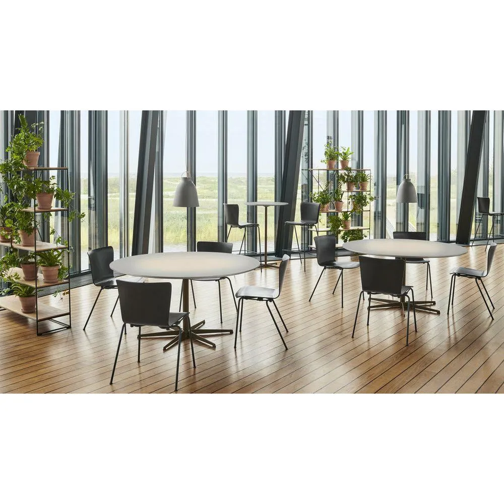 Fritz Hansen Supercircular™ Bar Table ø75, Brown Bronze/Ottawa Brown