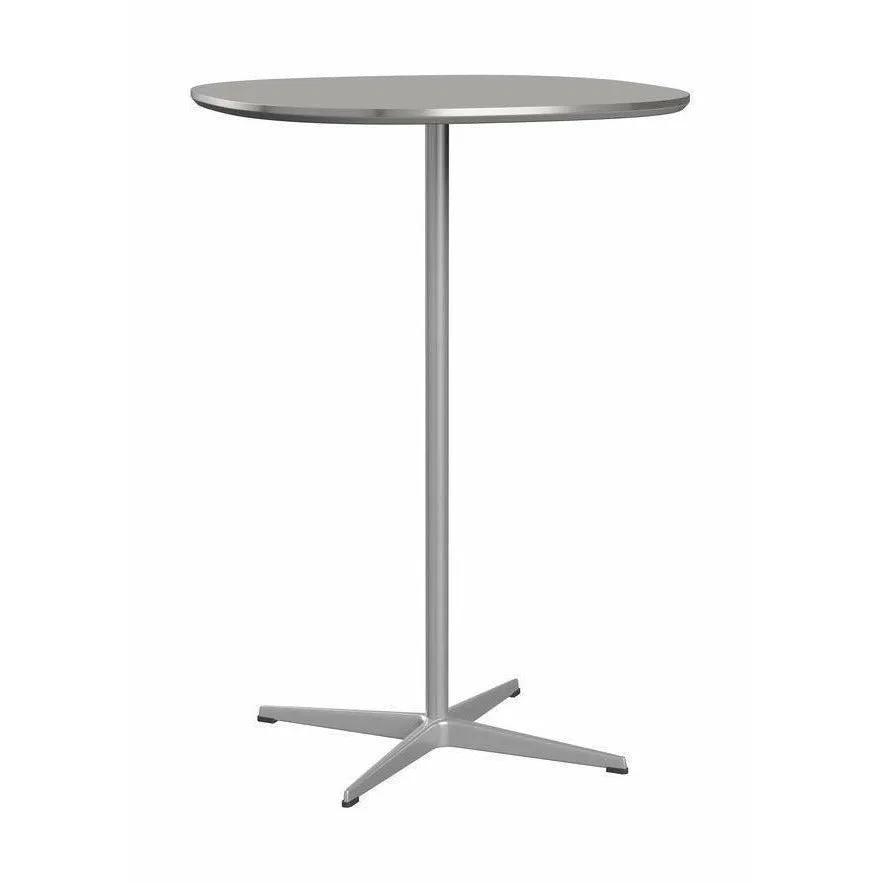 Fritz Hansen Supercircular™ Bar Table ø75, Efeso Grey/Silver Grey