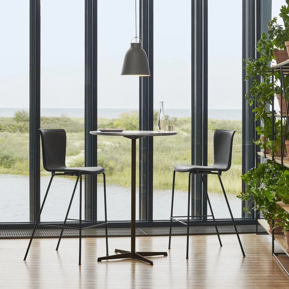 Fritz Hansen Supercircular™ Bar Table ø75, Efeso Grey/Silver Grey