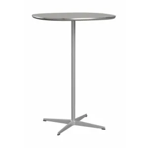 Fritz Hansen Supercircular™ Bar Table ø75, Efeso Grey/Silver Grey
