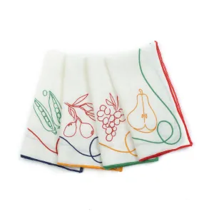Fte Embroidered Linen Napkin (Set of 4)