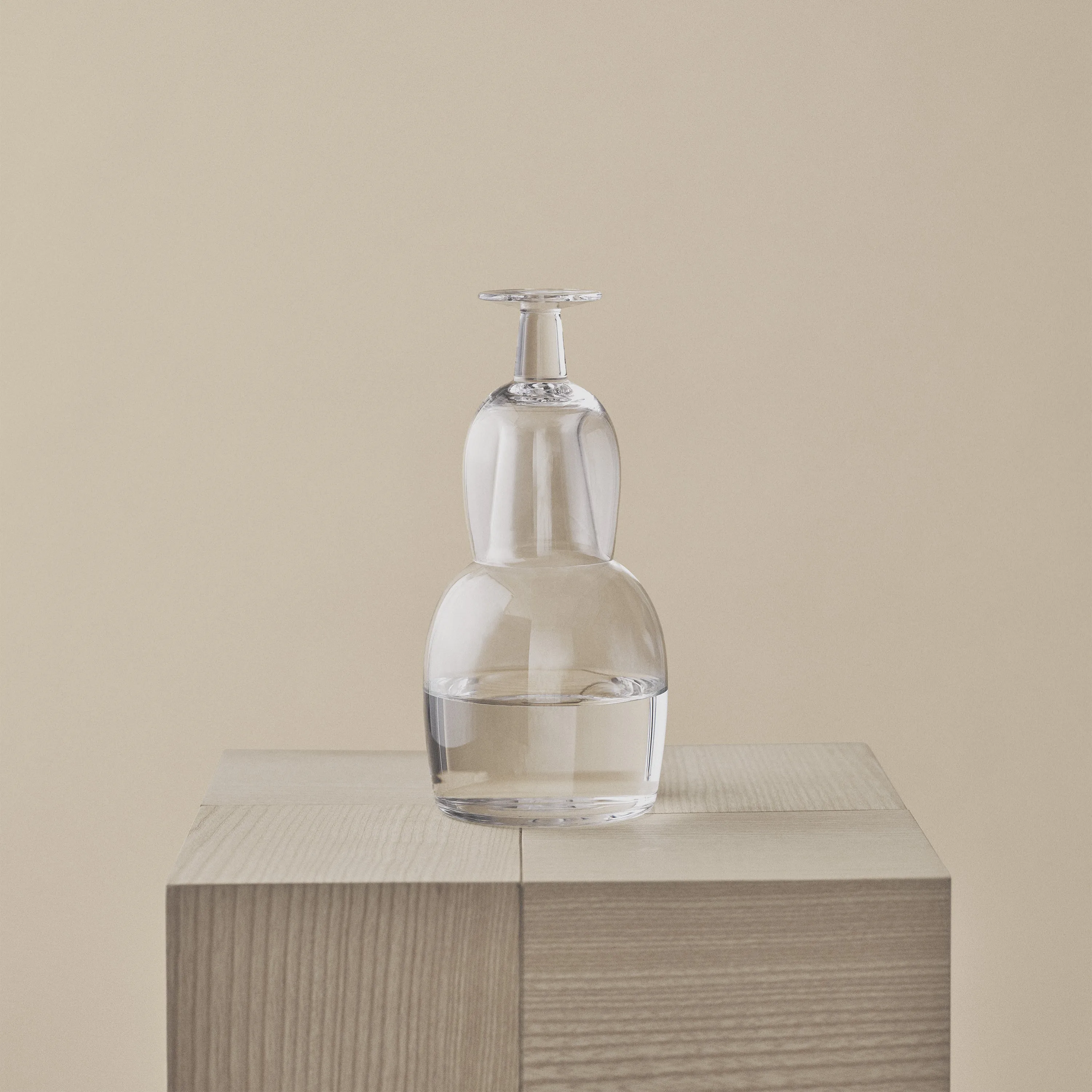 Glass Carafe Drinking Glass (set of 4)
