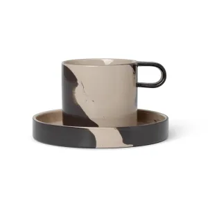 Inlay Cup with Saucer