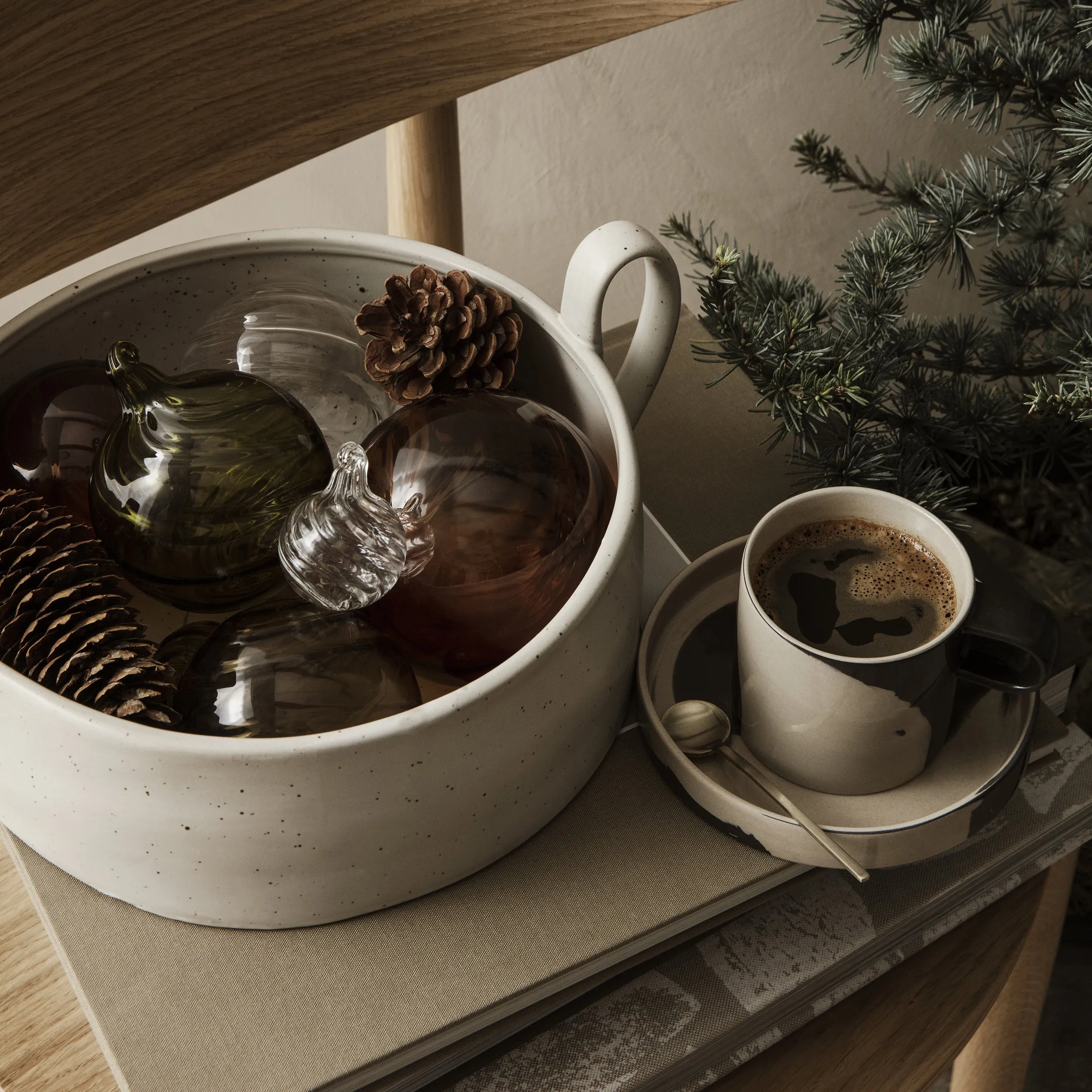 Inlay Cup with Saucer