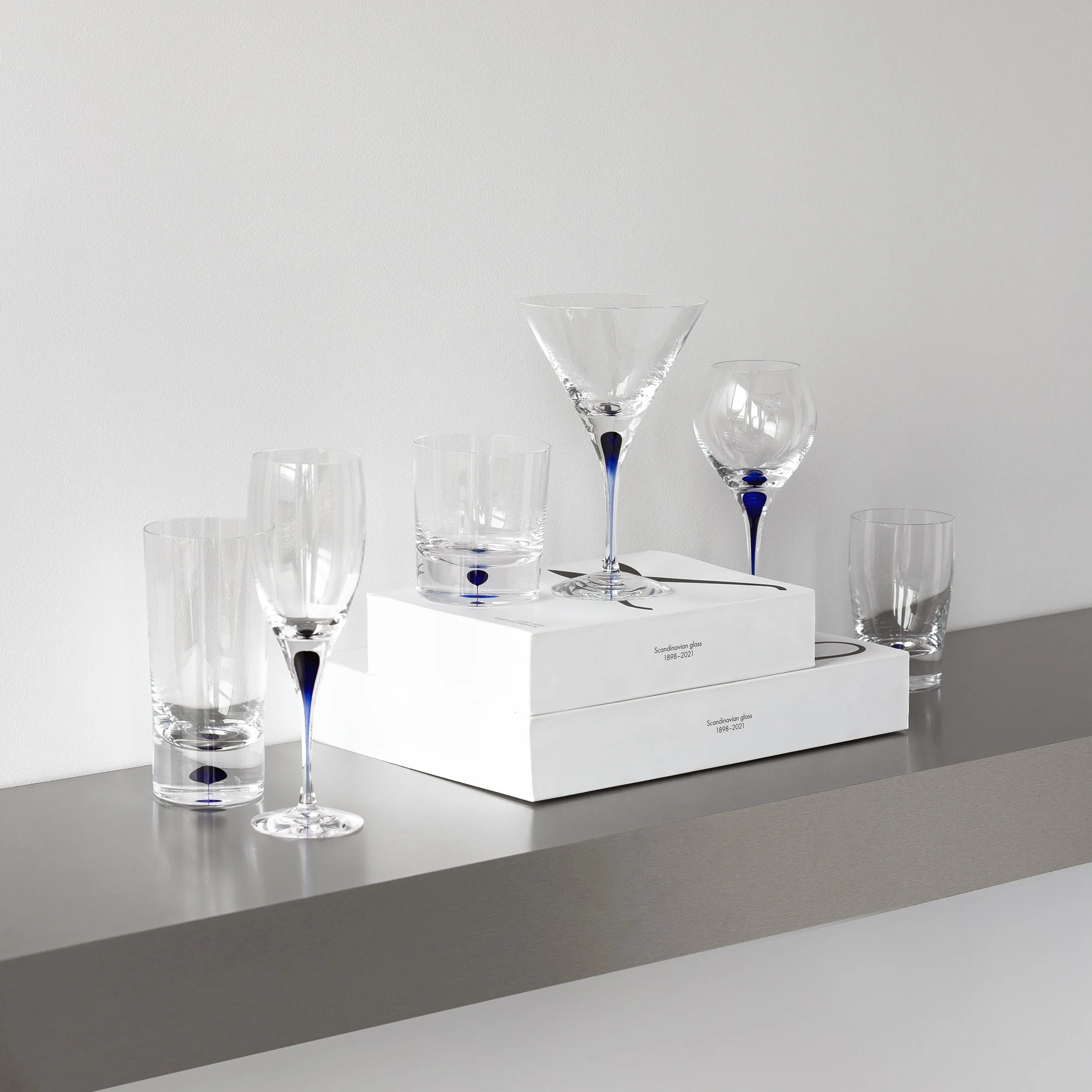Intermezzo Blue Double Old Fashioned Glass