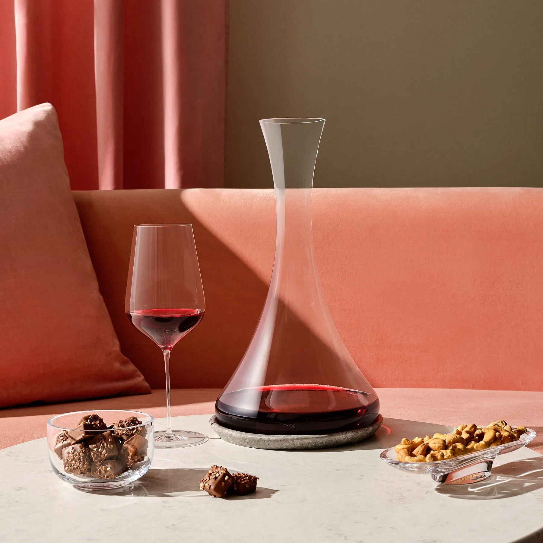 Jazz Wine Decanter with Marble Base