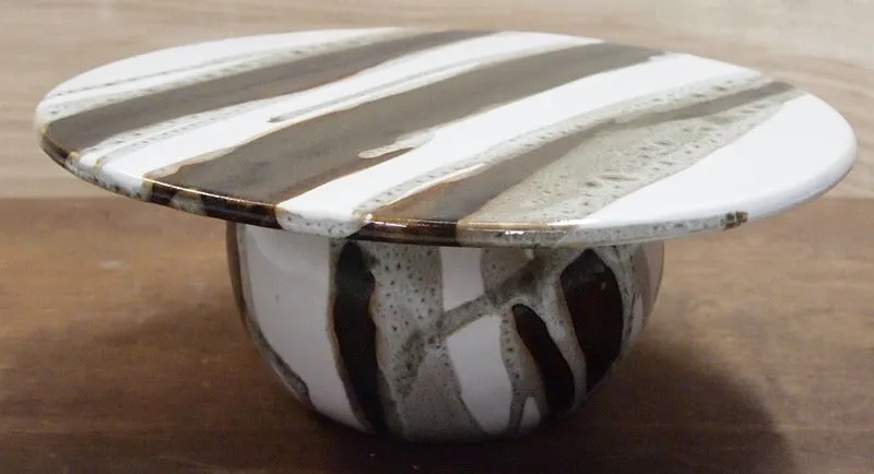 Large Sphere Cake Plate