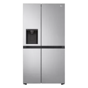 LG Platinum Silver Side-by-Side Counter-Depth Refrigerator with Ice & Water Dispenser (23 cu.ft) - LS23C4230V