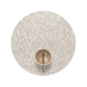 Metallic Lace Round Table Mat (Set of 4)