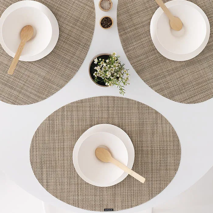 Mini Basket Oval Table Mat (Set of 4)