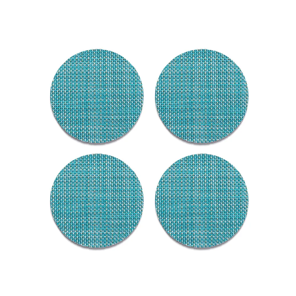 Mini Basketweave Round Coaster (Set of 4)