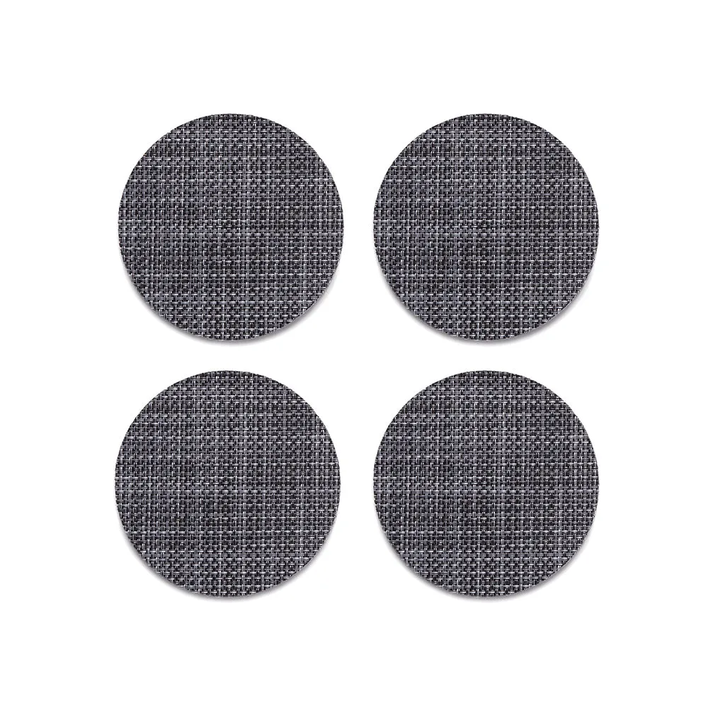 Mini Basketweave Round Coaster (Set of 4)