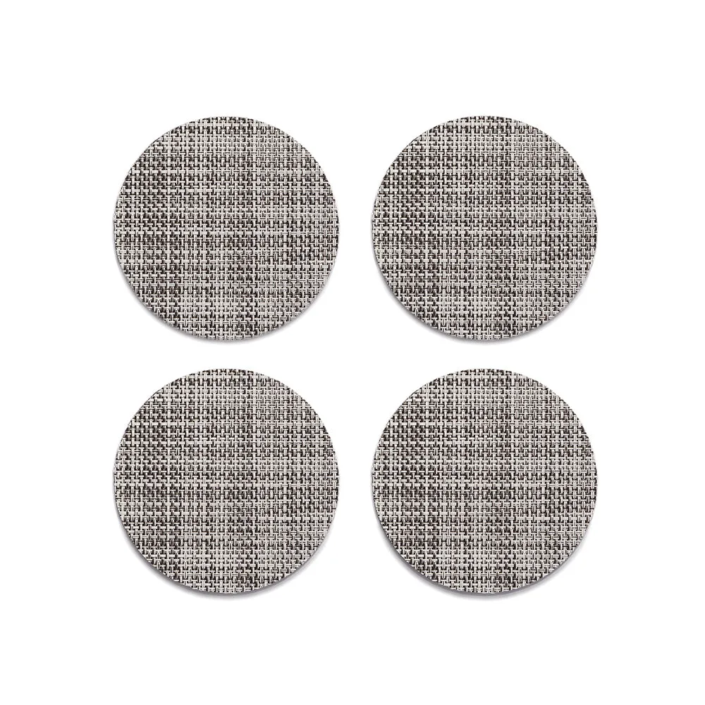 Mini Basketweave Round Coaster (Set of 4)