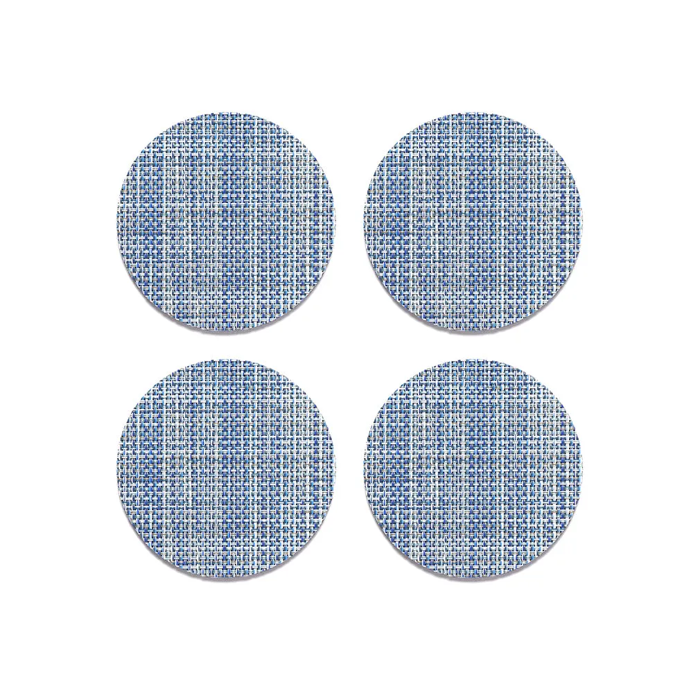 Mini Basketweave Round Coaster (Set of 4)