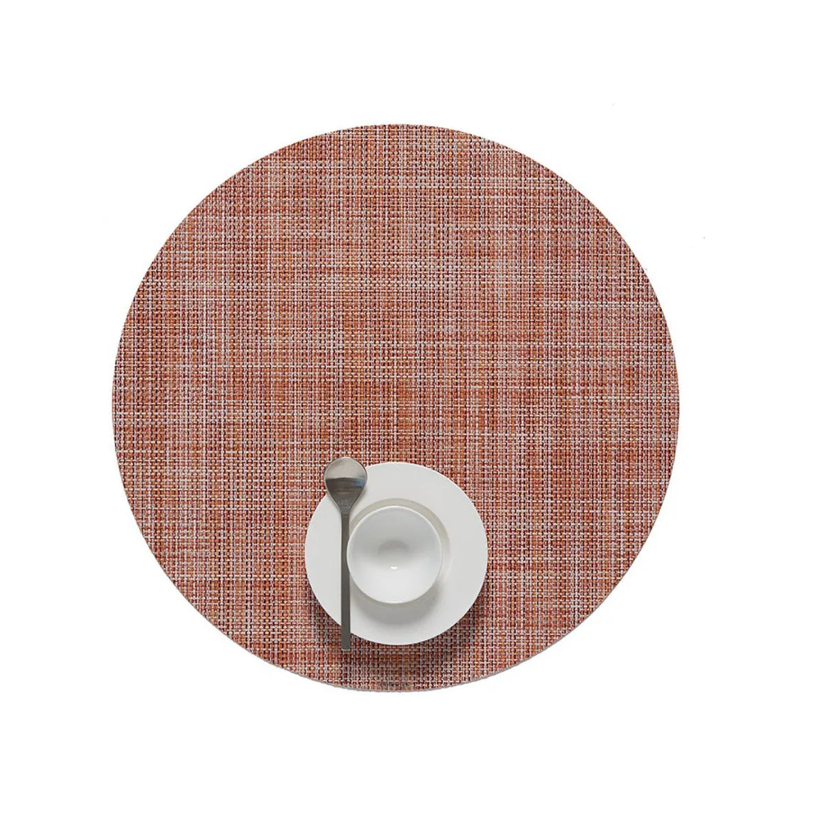 Mini Basketweave Round Placemat (Set of 4)