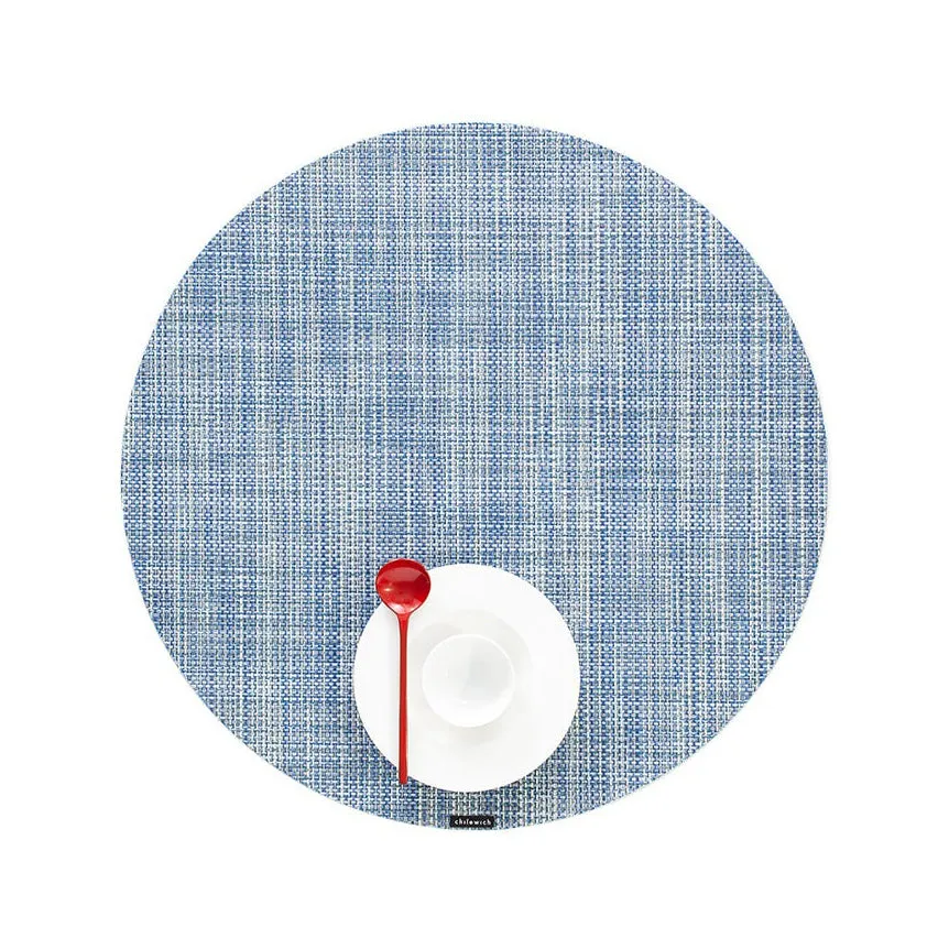Mini Basketweave Round Placemat (Set of 4)