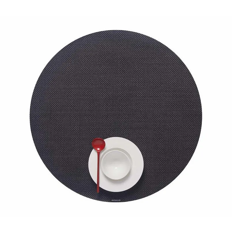 Mini Basketweave Round Placemat (Set of 4)
