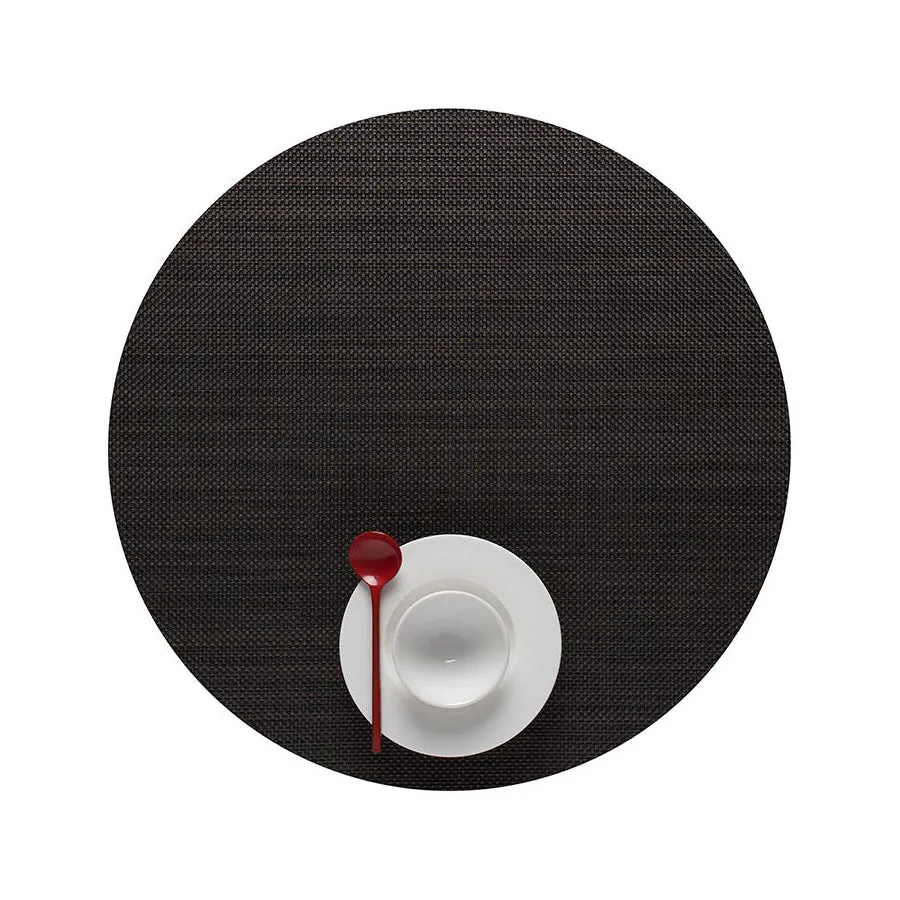 Mini Basketweave Round Placemat (Set of 4)