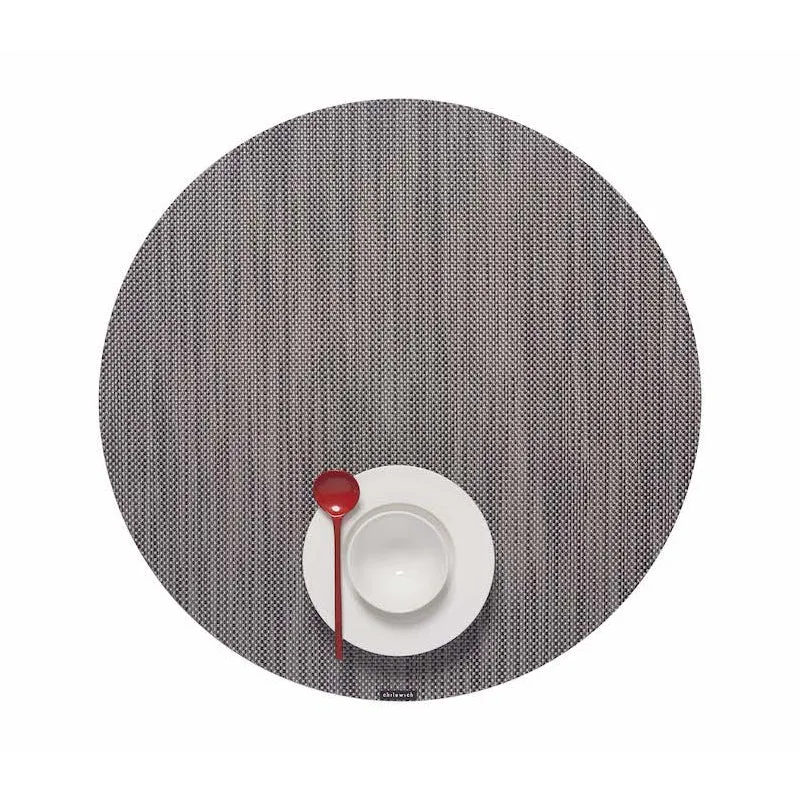 Mini Basketweave Round Placemat (Set of 4)