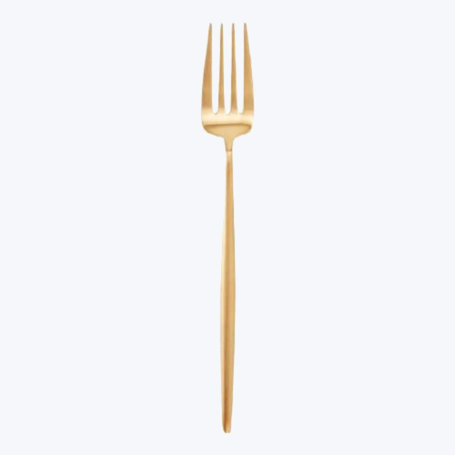 Moon Serving Carving Fork Brushed Gold