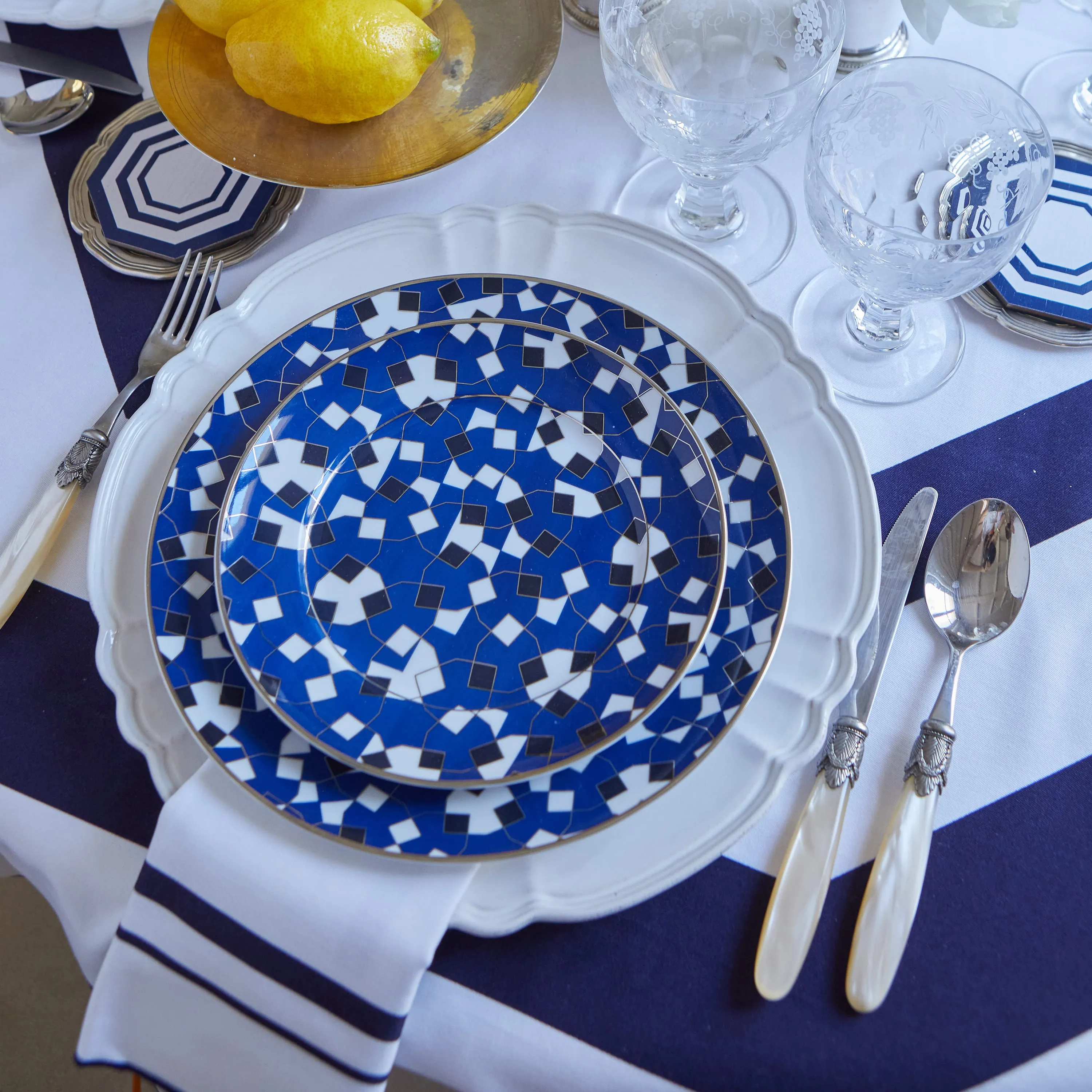 Night Dessert Plate (Set of 4)