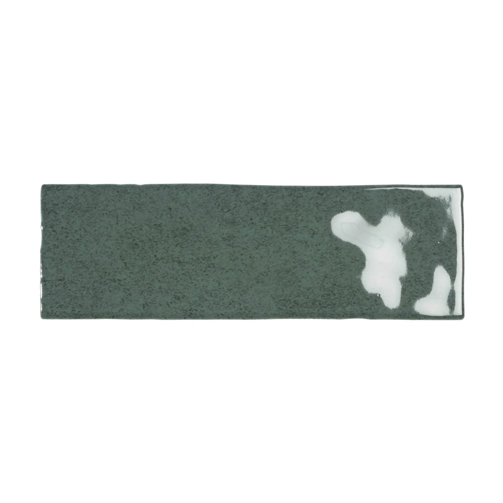 Nolita Verde Porcelain Wall Tile 6.5x20cm Glossy